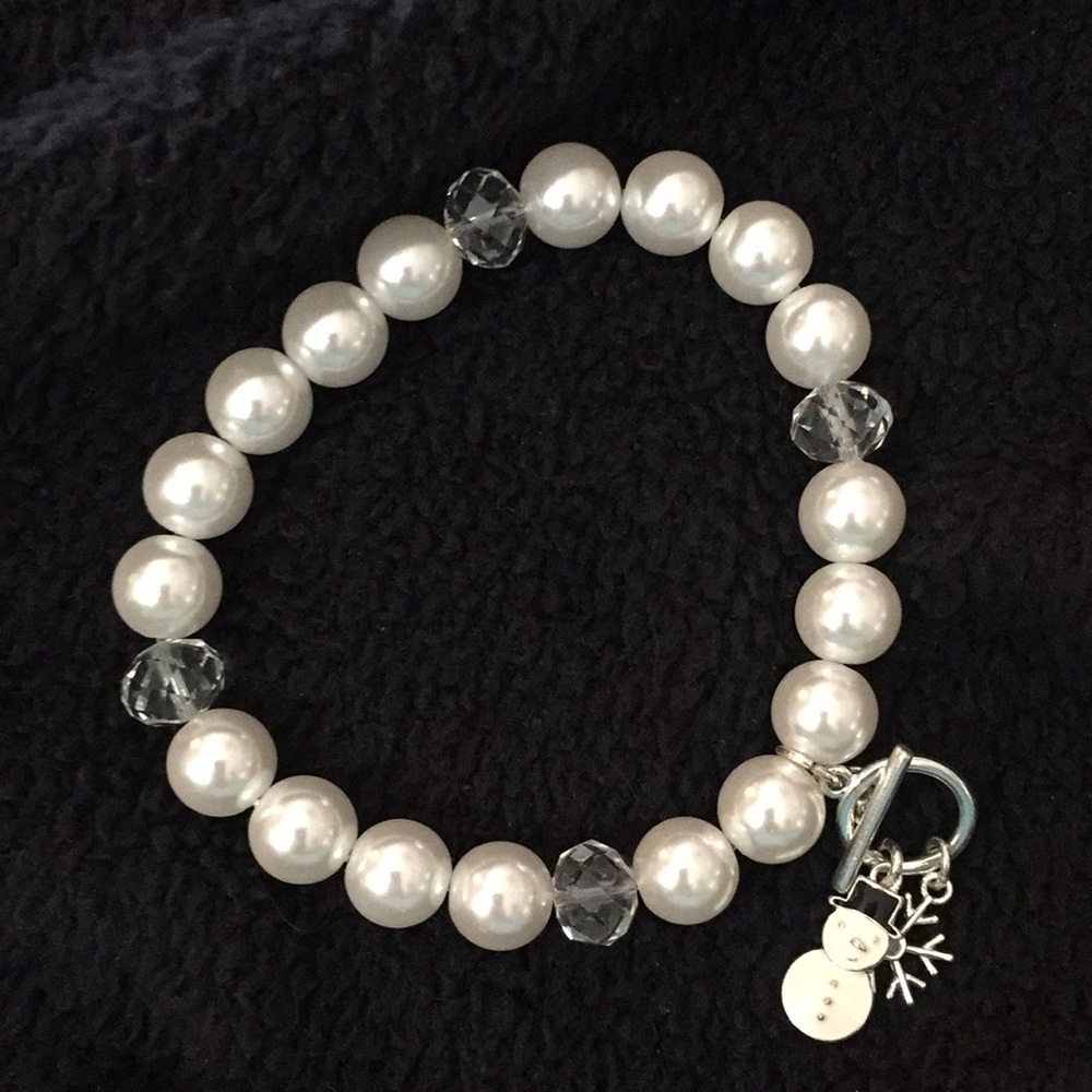 Snowman Stretch Bracelet
